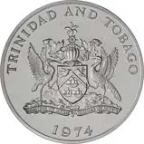 1974 Whole Coin Set Trinidad & Tobago Proof - 8 Coins 23108