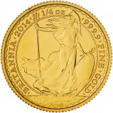 2014 Gold 0.25 oz Britannia Bullion Coin