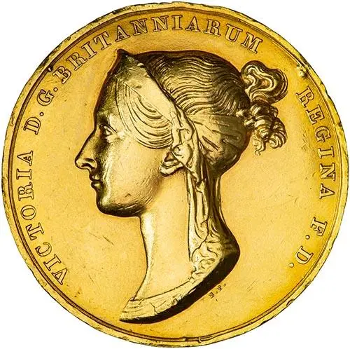 1838 Gold Medallion Individual Victoria Coronation 22823