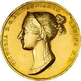 1838 Gold Medallion Individual Victoria Coronation 22823