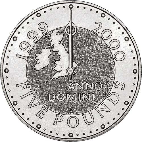 1999 Millennium Bu 5 Coin Chard 11 00