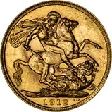 George V Mintmark Sovereign Collection - 7 Coins