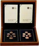 2008 Emblems of Britain and Royal Shield of Arms Gold Proof 14-Coin Collection