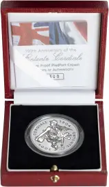 2004 Entente Cordiale Piedfort £5 Platinum Proof Bullion Coin