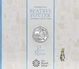 2018 UK Coin 50p BU Beatrix Potter - Peter Rabbit 23448