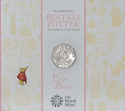 2018 UK Coin 50p BU Beatrix Potter - Flopsy Bunny 24960