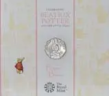 2018 UK Coin 50p BU Beatrix Potter - Flopsy Bunny 24960