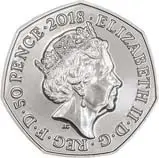 2018 UK Coin 50p BU Beatrix Potter - The Tailor of Gloucester 21206