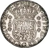 1770 Silver Peru 8 Reales