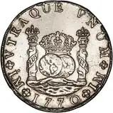 1770 Silver Peru 8 Reales 21953