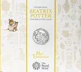 2018 UK Coin 50p BU Beatrix Potter - Mrs Tittlemouse 24667