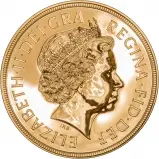 2005 Gold BU Quintuple Stylised St. George & Dragon Bullion Coin Obverse