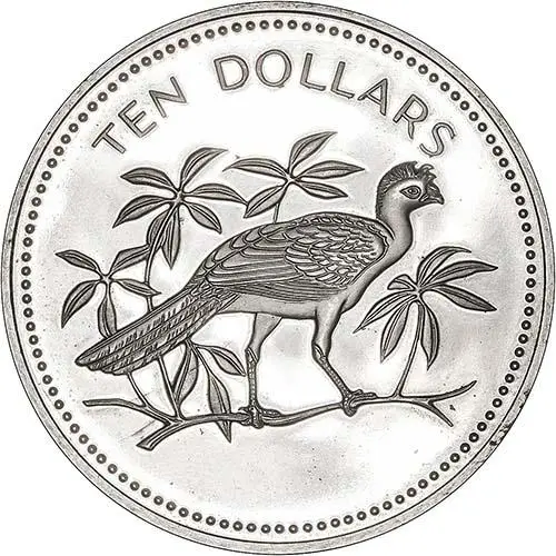 1974 Whole Coin Set Belize Proof Wild Birds - 8 Coins 24080