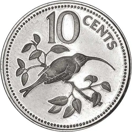1974 Whole Coin Set Belize Proof Wild Birds - 8 Coins 24082