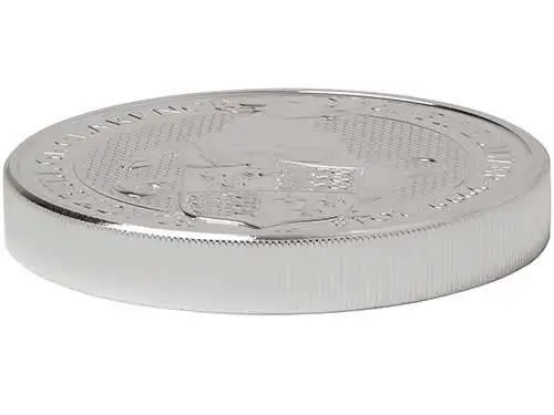 2018 2 oz Silver Coin Queen's Beasts Bullion Black Bull of Clarence 23624