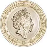 2018 UK Coin £2 BU RAF Centenary Spitfire 24934