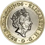 2018 UK Coin £2 BU RAF Centenary Lightning 23489