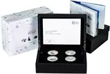 2018 Whole Coin Set UK £5 Silver Proof Portraits of Britain - 4 Coins