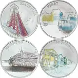 2018 Whole Coin Set UK £5 Silver Proof Portraits of Britain - 4 Coins 23522