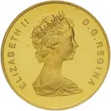 1979 Gold Proof Canadian Dollar $100  Coin Single Canada Grade C obverse