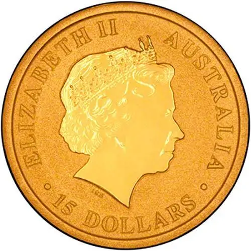 2016 0.1 oz Gold Coin Kangaroo Nugget Bullion 20856
