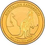 2016 0.1 oz Gold Coin Kangaroo Nugget Bullion