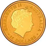 2016 0.1 oz Gold Coin Kangaroo Nugget Bullion 20856