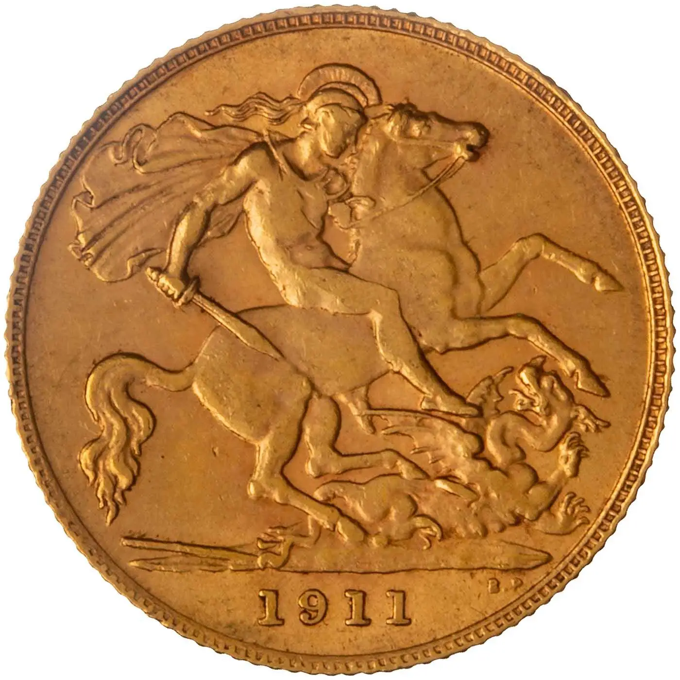 1911 Gold Half Sovereign George V Coin | Chards