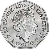 2016 UK Coin 50p BU Beatrix Potter - Squirrel Nutkin 24592