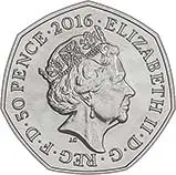 2016 UK Coin 50p BU Beatrix Potter - Jemima Puddle-Duck 24867
