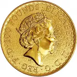 2016 1 oz Gold Britannia Bullion Coin obverse chards image crop