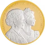2012 Queen Elizabeth II Gold Proof Diamond Jubilee Guernsey 5 oz Coin