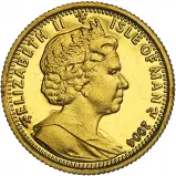 2004 Gold Isle of Man 1/25 Ounce Cat Coin obverse