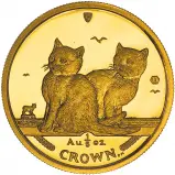 2003 0.2 oz Gold Coin Cat Isle of Man
