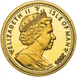 2006 Manx Short Haired Exotic Cat 0.1 oz Gold Bullion Coin obverse