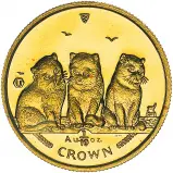 2006 Manx Short Haired Exotic Cat 0.1 oz Gold Bullion Coin