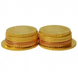 1 oz Gold Bullion Coin Best Value - Minty stack shot main image chards crop selection of coins stacked shot