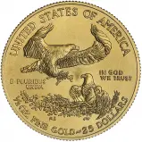 2015 Gold Bullion 0.5 Ounce Eagle Coin 