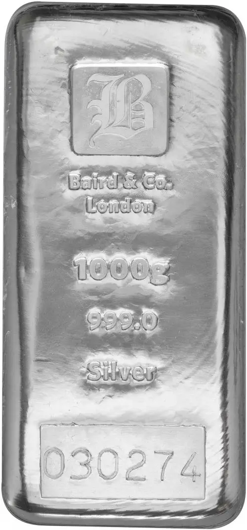 1 Kg Silver Bar Our Choice Pre-Owned Baird