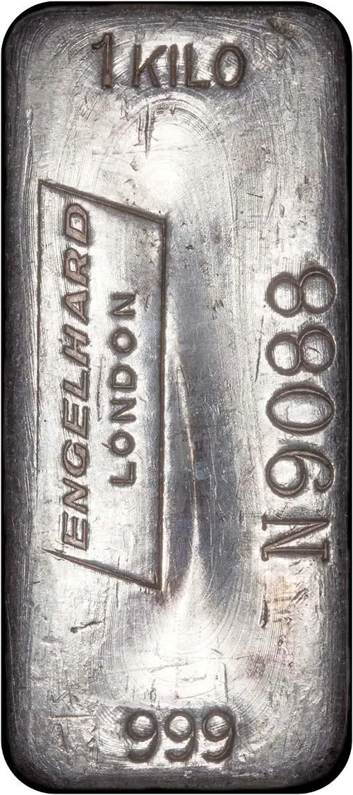 1 Kg Silver Bar Our Choice Pre-Owned Engelhard