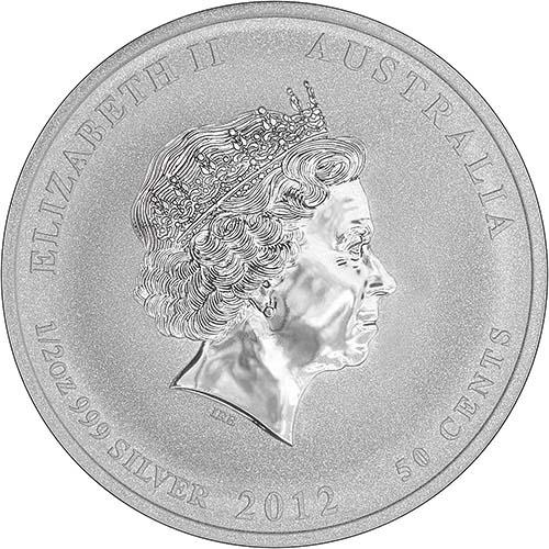 2012 Silver Year of the Dragon 0.5 oz Bullion Coin | Chards