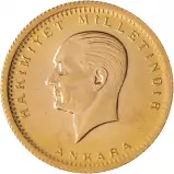 2003 Turkish 100 Piastres Kuruş Gold Bullion Coin