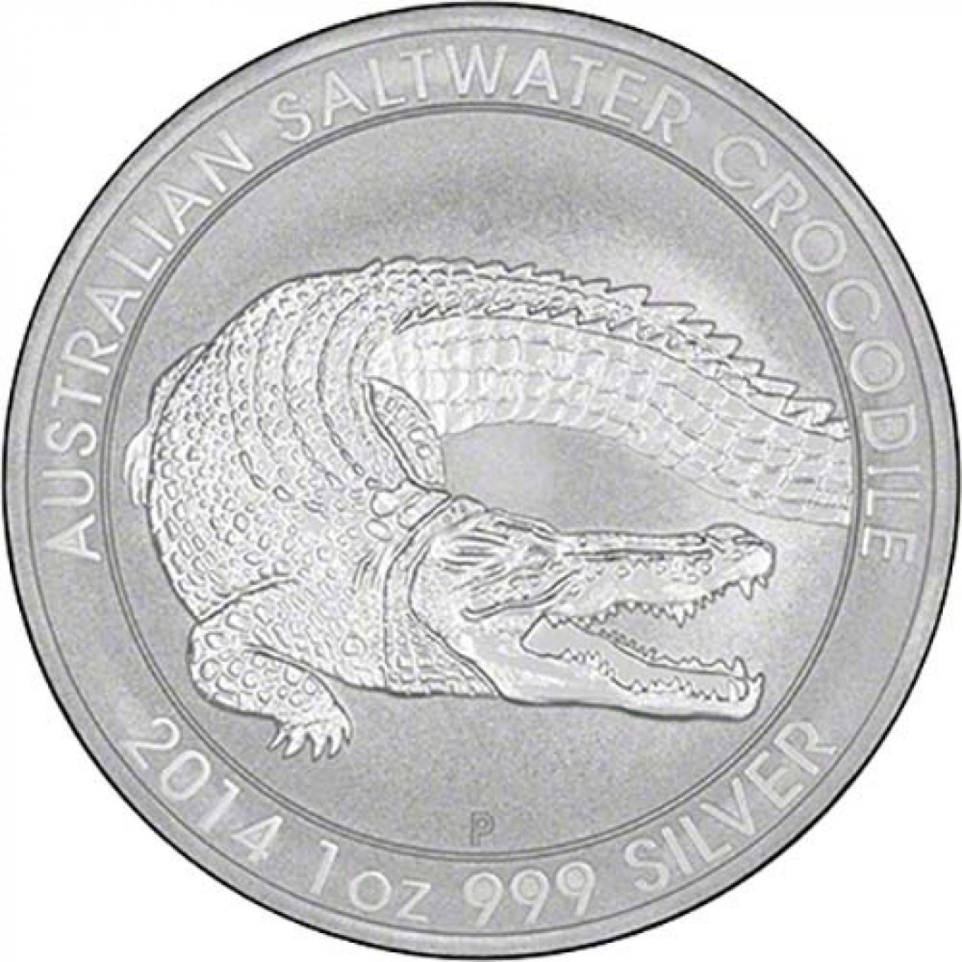 AUSTRALIA 1oz 銀貨 2014 CROCODILE .999 AUSTRALIA 1oz 銀貨 2014 CROCODILE .999 Buy Silver Crocodile Coins