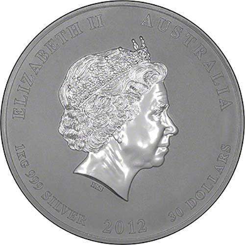 2012 Silver Year of the Dragon 1 kg Bullion Coin | Chard