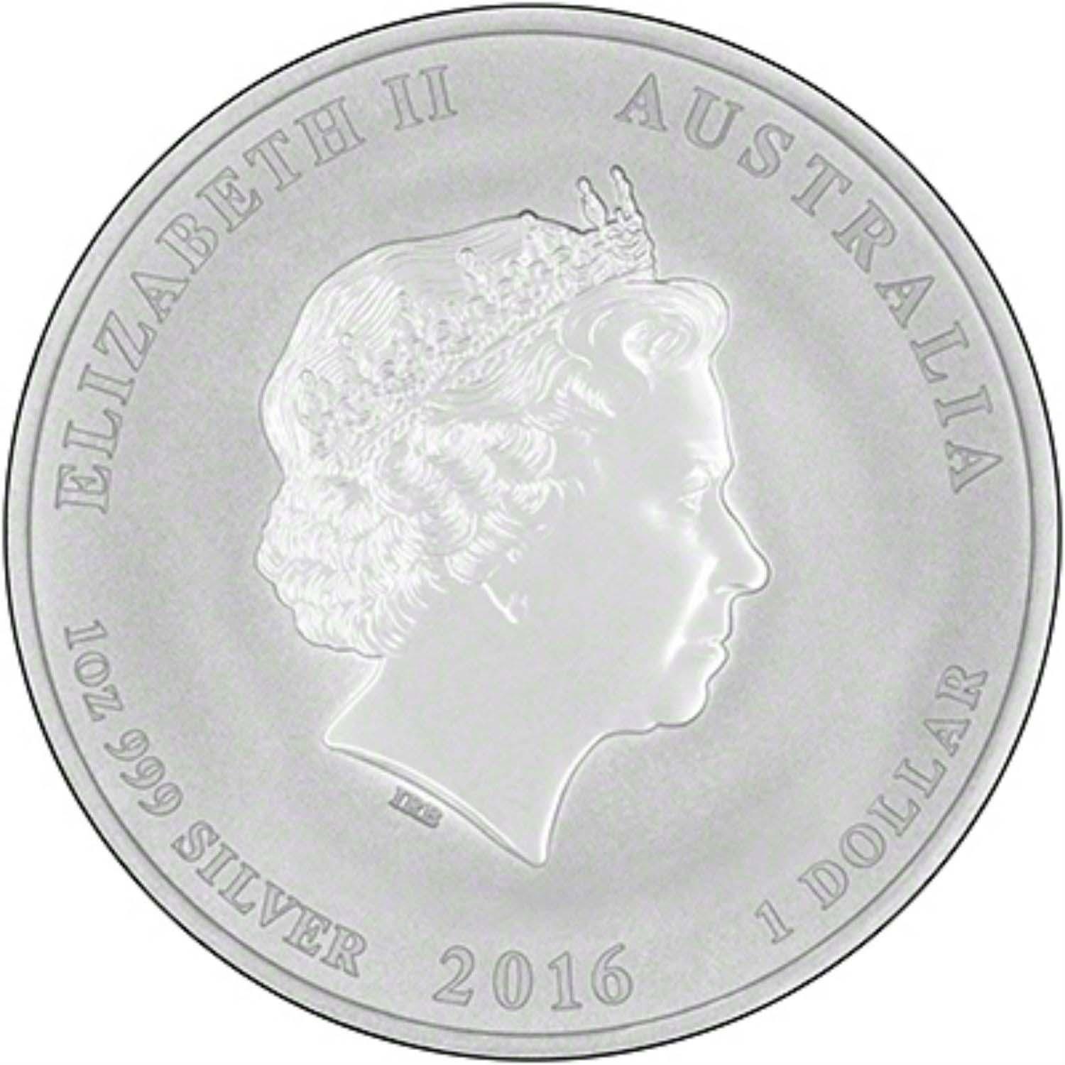 2016 Silver Year of the Monkey 1 oz Bullion Coin Perth Mint