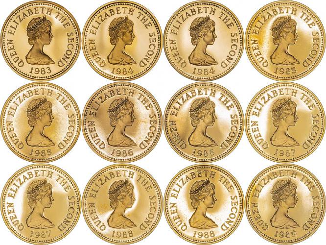1989 Twelve Parishes of Jersey Gold Coin Set | Chards