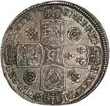 1731 George II Silver Half Crown