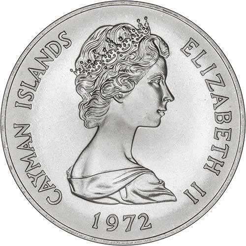 1972 Cayman Island $25 Uncirculated Silver Coin | Chard
