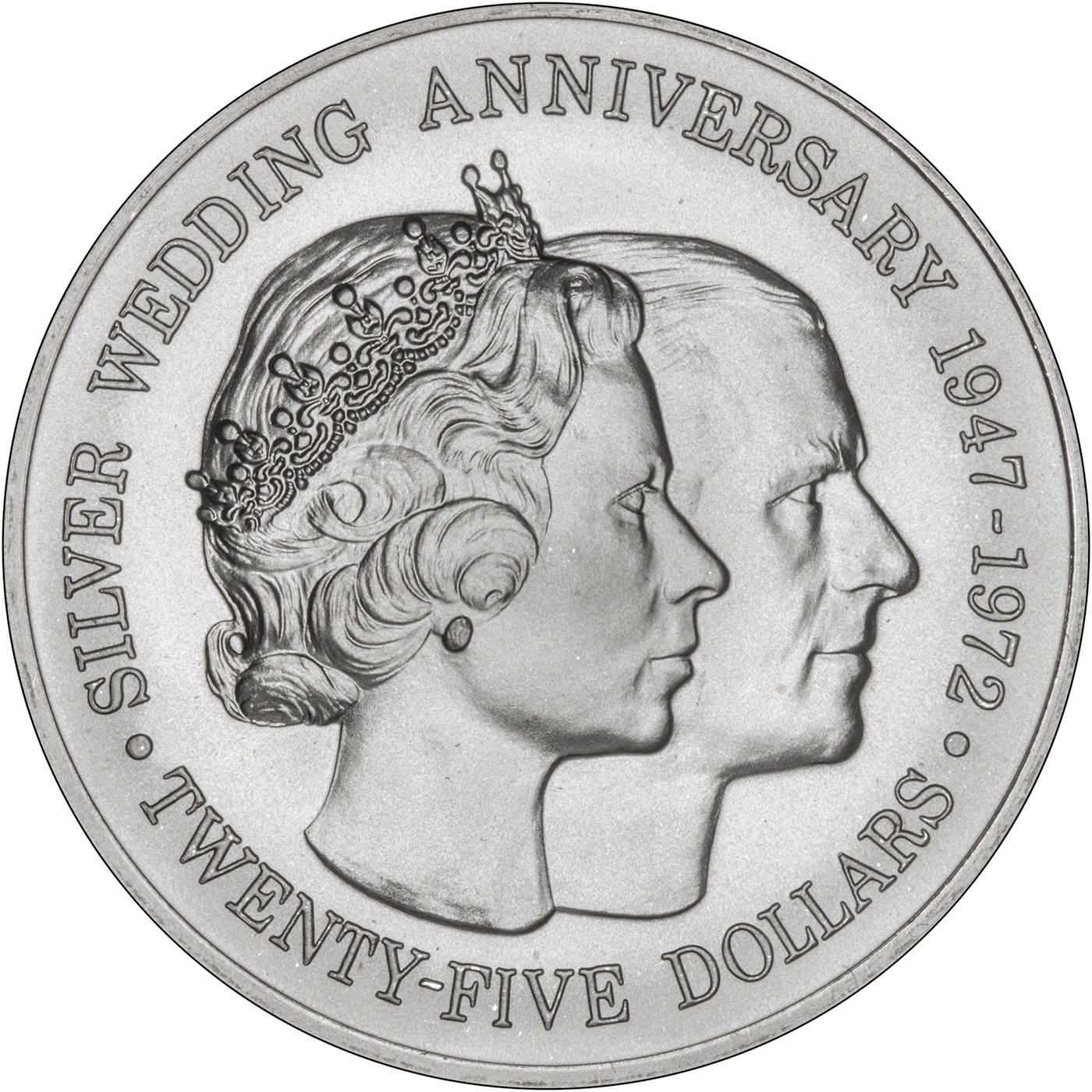 1972 Cayman Island $25 Uncirculated Silver Coin | Chard
