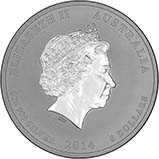 2014 Silver Year of the Horse 5 oz Bullion Coin | Chard